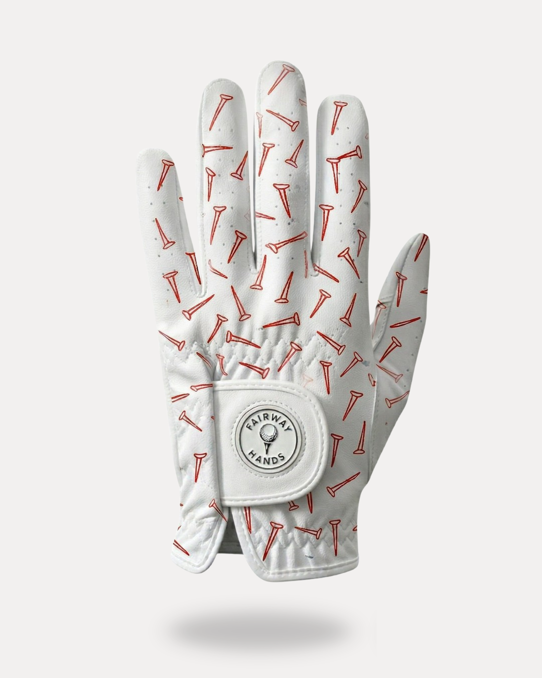 Golfglove Tee Party Red
